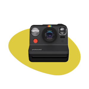 an image of a polaroid camera