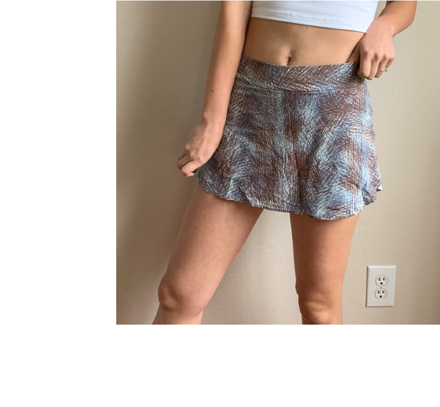 women in skort