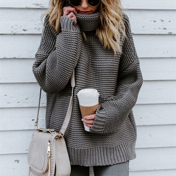 grey turtle neck