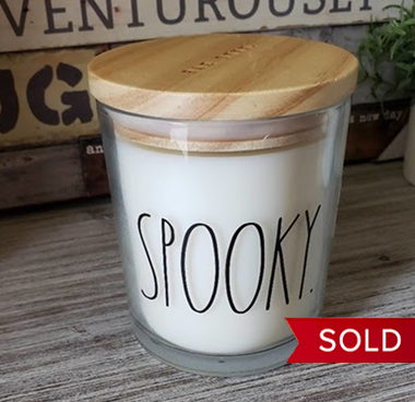 spooky candle