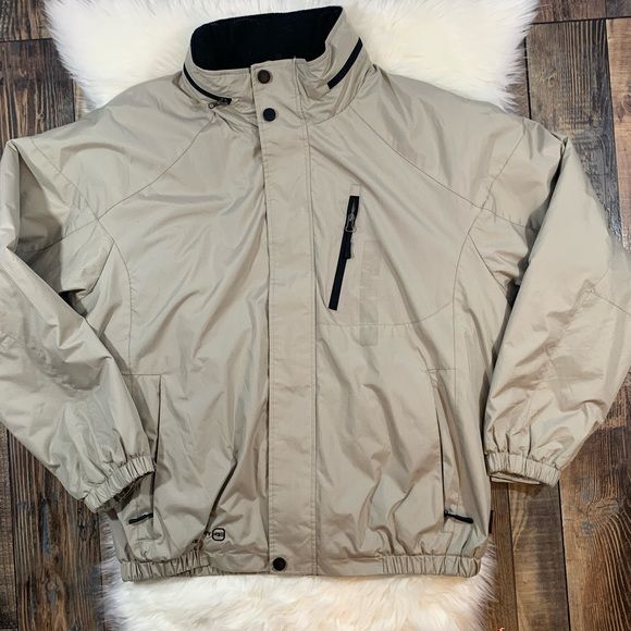 beige jacket
