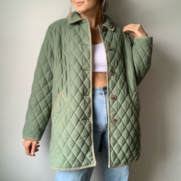 green jacket