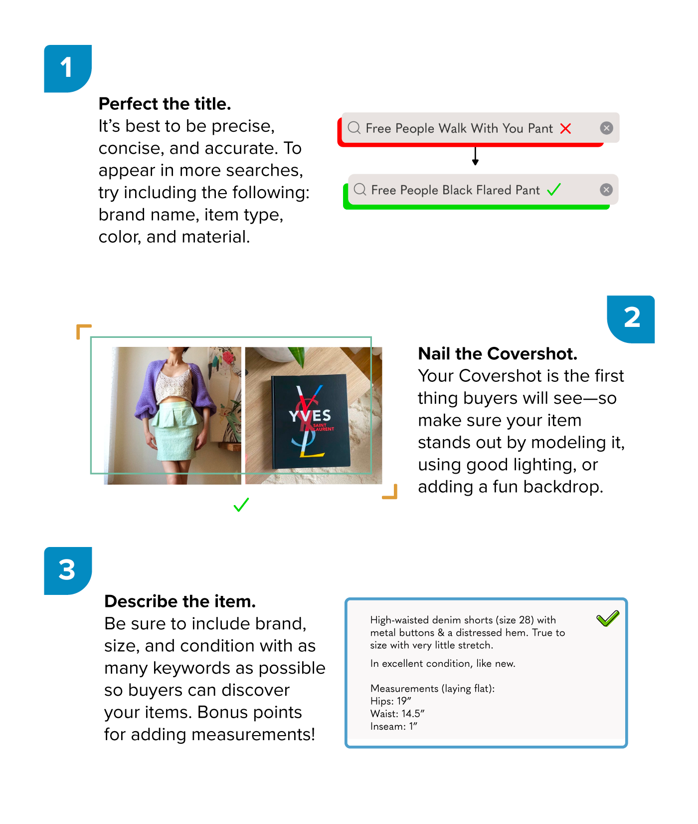 listing tips