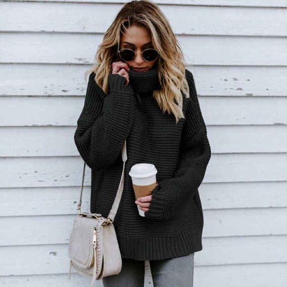 black turtleneck