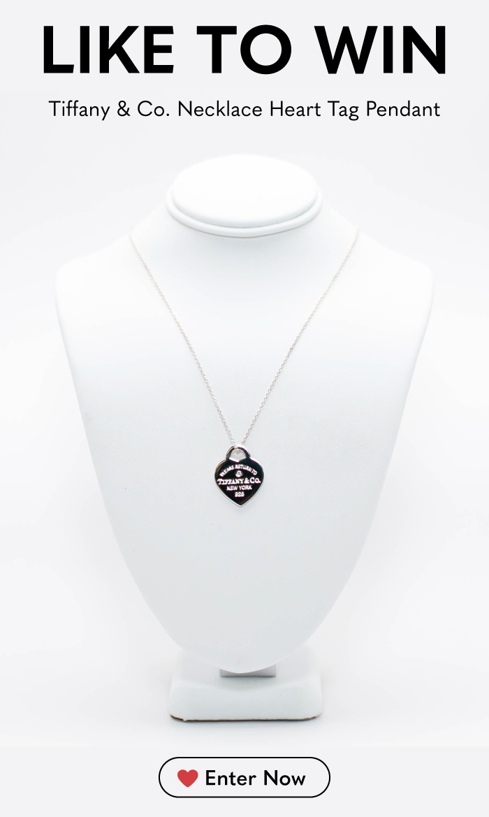 Like to Win: Tiffany & Co. Necklace Heart Tag Pendant. Like to win. Enter Now.